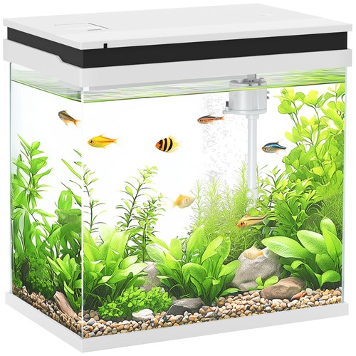 Pawhut 26l small fish tank - 26l,