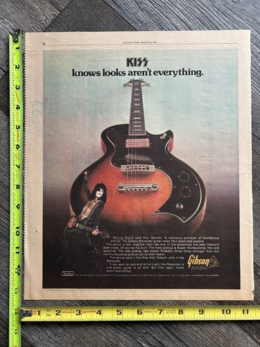 Kiss advert paul stanley - ad,