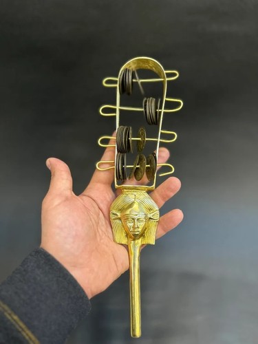 Authentic copper sistrum - copper,