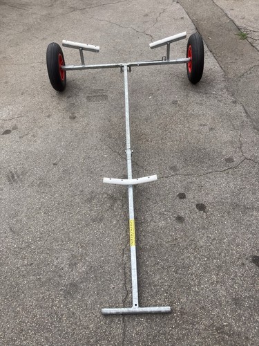 Foldable boat trolley for - boat,