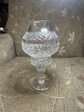 A stunningTYRONE CRYSTAL VINTAGE  CANDLE  HOLDER ..