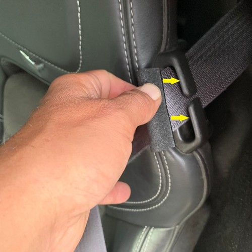 Corvette seat belt stay - seat,