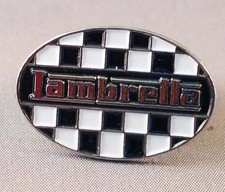 Lambretta pin badge. Oval