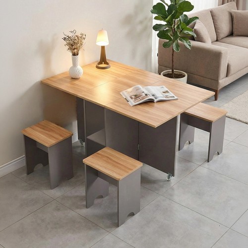 Folding drop leaf dining table - leaf,