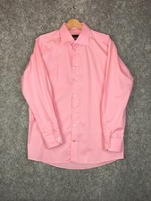 Eton Mens Shirt 16.5 Pink Slim