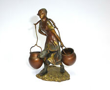 Viennese Bronze Bergmann geschützt Water Bearer Approx. 1900