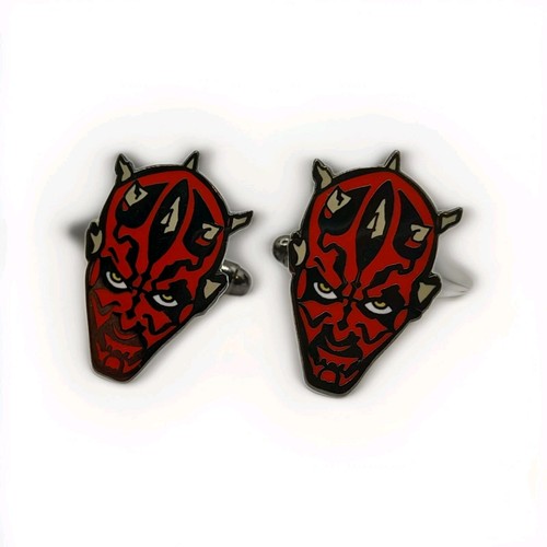 Pair red enamel darth - red, maul
