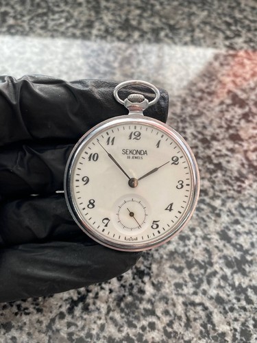 Vintage sekonda pocket watch - sekonda,