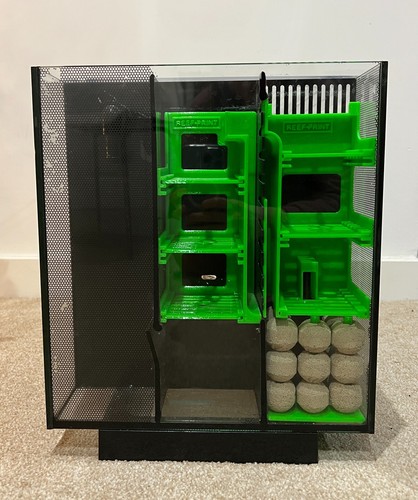 Green media baskets chamber - green, 1