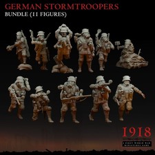 28mm WW1 German Stormtroopers Section - 1918 - The Great War Trench Infantry