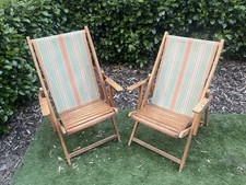 Rare Vintage Deck Chairs