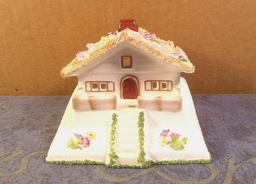 Coalport ceramic cottages - ceramic,