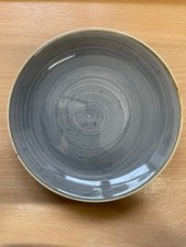 Churchill Stonecast Coupe Plate Peppercorn Grey Made in England 16.5cm