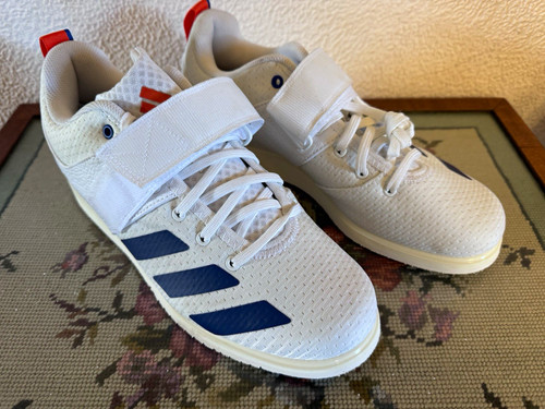 Adidas powerlift white - 5, navy