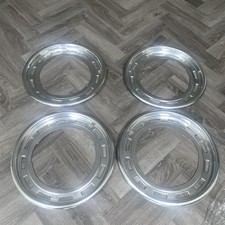 Triumph Herald, Spitfire Wheel Trims Set Of Four (slotted) lot of 4 new read
