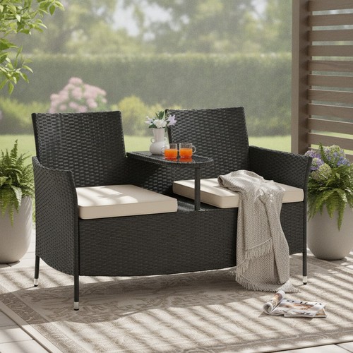Garden rattan seater - garden, 2