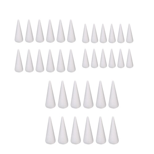 12pcs craft foam cones - craft,