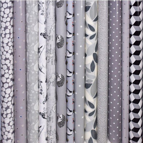 Grey cotton oilcloth wipe - cotton,