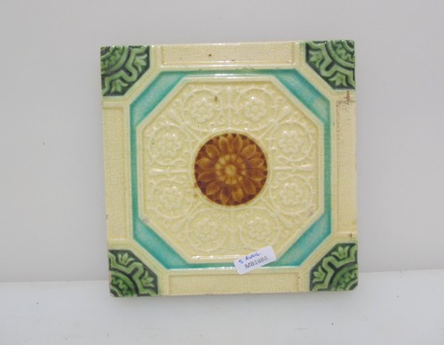 Antique ceramic tile - ceramic, old