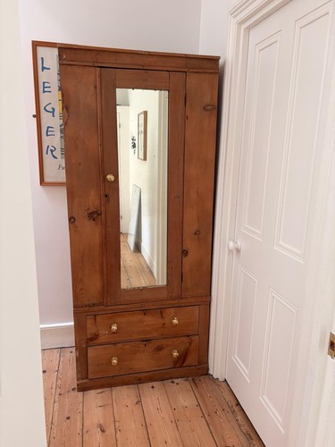 Pine wood wardrobe free - pine,