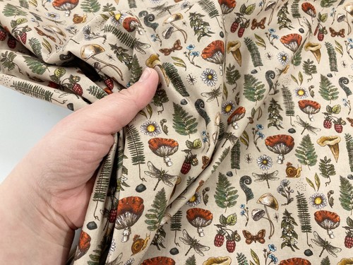 Autumn mushroom cotton - mushroom,