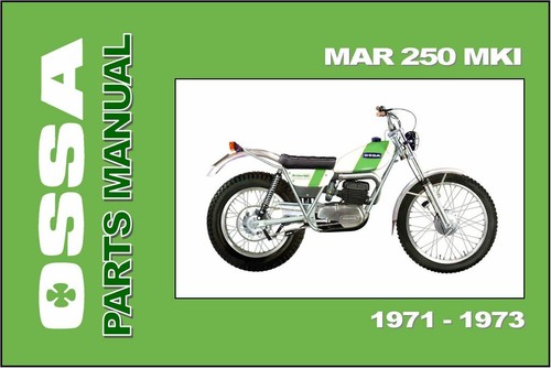 Ossa parts manual mar - parts, trials