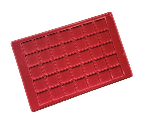 Red coin tray - red,