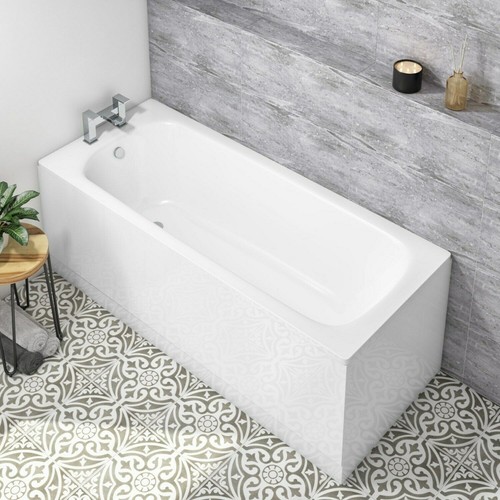 Round single ended bath - &, leg