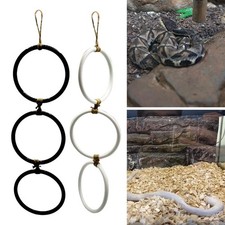 Snake Climbing Rings Corn Snake Enrichment Toy for Ball Python Corn Snake Iron