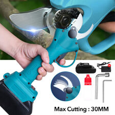 Brushless Electric Secateurs Garden Cordless Pruning Shears 1 Battery For Makita