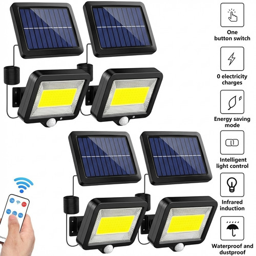 Solar power led wall - power,