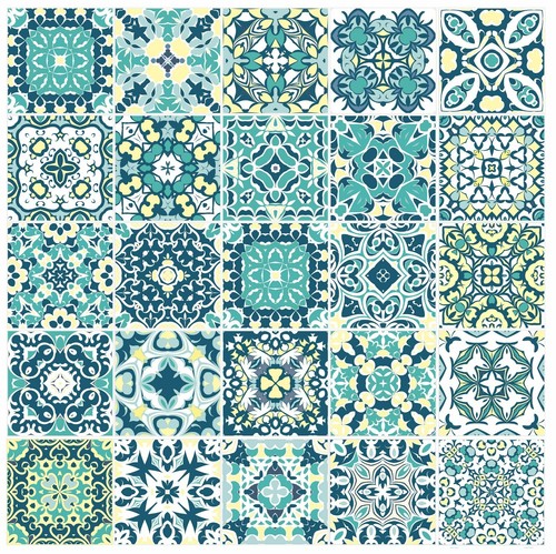 Tile stickers mosaic transfers - tile,
