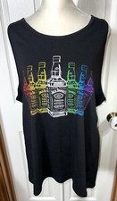(NWOT) Jack Daniel’s Graphic Tank Top Black/Multicolor Men’s Large (Women’s XL)