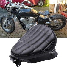 Motorcycle Saddle Solo Seat Pad For Harley Honda Suzuki Kawasaki Bobber Chopper