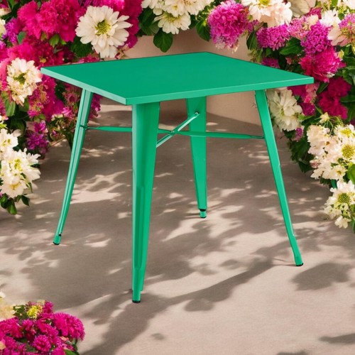 Durable 80x80x76cm green metal - durable,