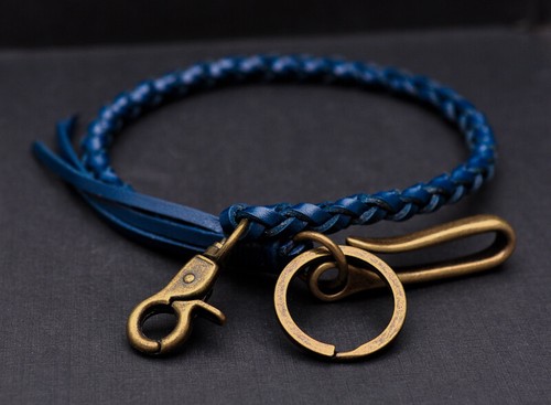 Blue men trucker biker - blue,