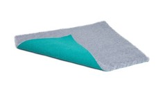 VETFLEECE Dog Bed Greenback Whelping Fleece Pro Bedding 36" x 30" Grey