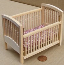 Dolls House Drop Sided Cot