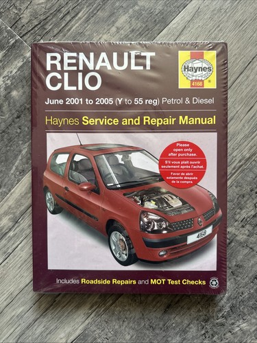 Haynes 4168 renault clio - clio, 2001