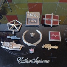 job lot vintage classic car badges mixed