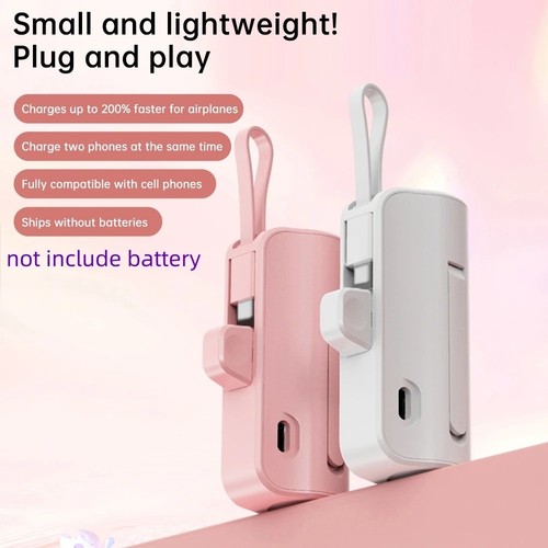 2in1 5000mah mini power bank - 2in1,