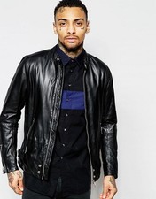 DIESEL L-EDG LEATHER JACKET