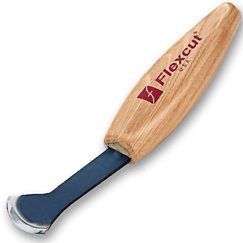 Flexcut hooked push wood - hooked,