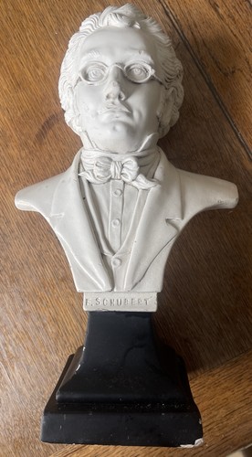 Bust schubert in - f.schubert,