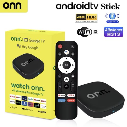 Onn android smart tv box - android,