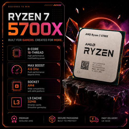 Amd ryzen 5700x - 7,