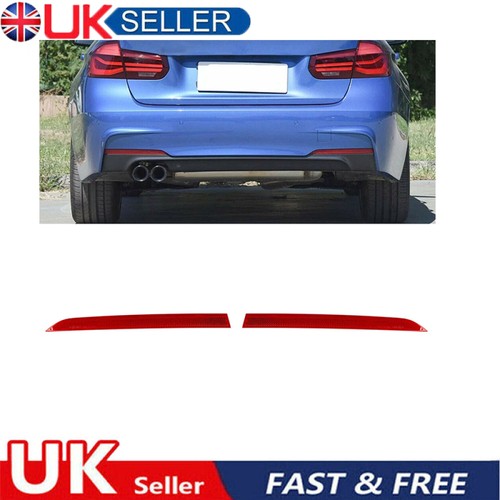 Rear bumper reflector red - 2x,