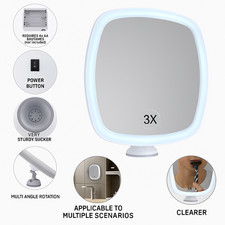 3X Magnifying Lighted Mirror