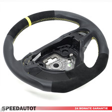 Flattened Alcantara Steering