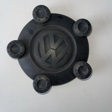 ONE Volkswagen Caddy Wheel Caps VW, Black Plastic  Hub Cap Part Number 2K0601169